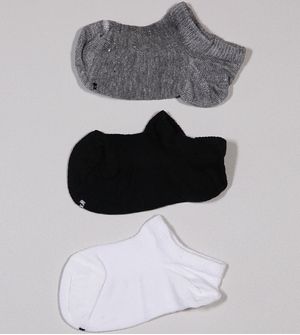 Kit Meia Cano Curto 3 Unidades - T05442 Tam. 23 a 34