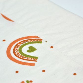 Jogo de Lençol para Berço Camping Arco Íris com 2 peças