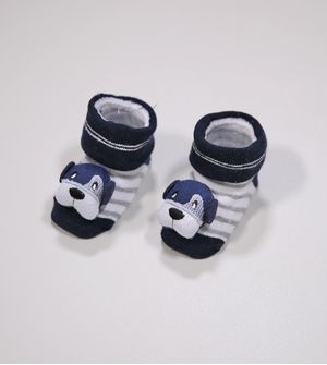 Meia Cano Médio Antiderrapante Cachorro Tam. 15 a 23