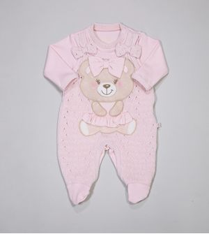 Macacão Confort Tricô - 1754 De 0 a 12 meses