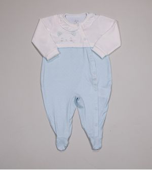 Macacão Gatinha Azul De 0 a 12 meses