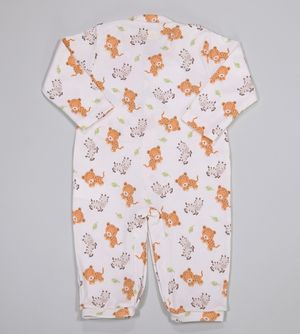 Macacão Tigre e Zebra - 2125 De 0 a 9 meses