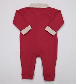 Macacão Vermelho - BK605 De 0 a 12 meses