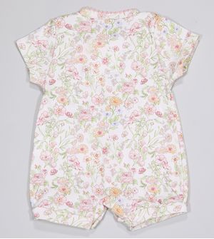 Macaquinho Florido Urso - 2128 De 3 a 12 meses