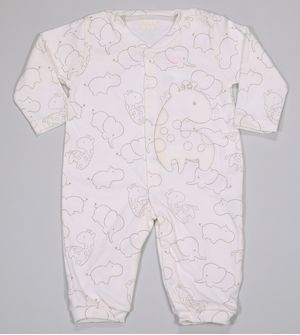 Macacão Zoo Bebê - 2123 De 0 a 9 meses