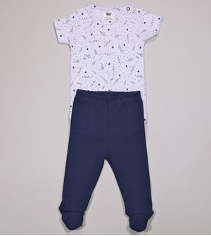 Conjunto Body M/C - 10986 De 0 a 12 meses