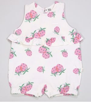 Macaquinho Morangos - 2912 De 6 a 12 meses