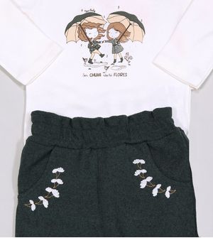 Conjunto Body Chuva - N5522 De 1 a 12 meses