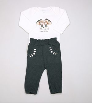 Conjunto Body Chuva - N5522 De 1 a 12 meses