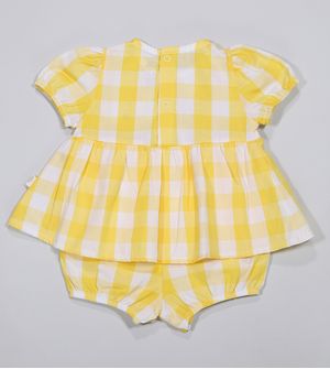 Macaquinho Xadrez - 2933 De 3 a 12 meses