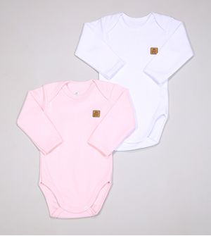 Kit Body com 2 unidades - 122179 Rosa De 3 a 9 meses