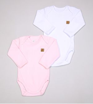 Kit Body com 2 unidades - 122179 Rosa De 3 a 9 meses