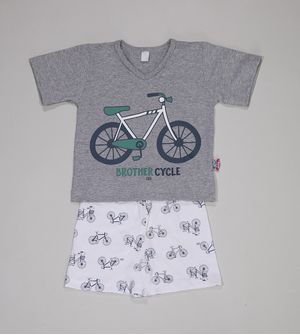 Conjunto Pijama Bike De 1 a 8 anos