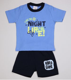 Conjunto Pijama Night Life - 200452 De 1 a 3 anos
