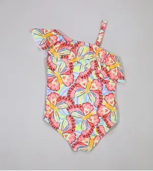 Maiô Borboleta Laranja - 2359 De 4 a 8 anos