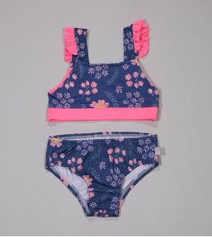 Biquíni Floral Marinho - LB16759 De 2 a 3 anos