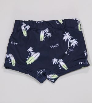 Sungão Surf Marinho De 1 a 8 anos