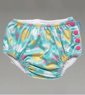 Biquíni De Banho Reutilizável - Conchas De 1 a 2 anos