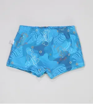 Camiseta/Sungão Canguru Azul De 4 a 8 anos