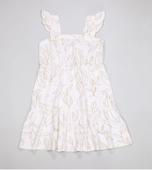 Vestido Plantinhas - 42894 De 4 a 12 anos