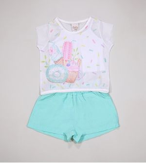 Conjunto 3 Peças Sorvete - 1950 De 2 a 8 anos