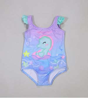 Maiô Mini Sereia Lilás - 2343 De 1 a 3 anos