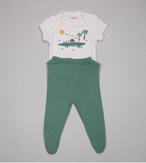 Conjunto Body Born To Be Wild - 6010261 De 0 a 12 meses