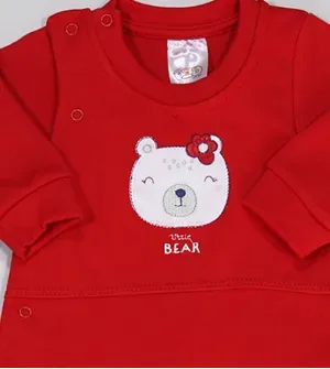 Macacão Bordado Forrado - 5661 De 0 a 9 meses