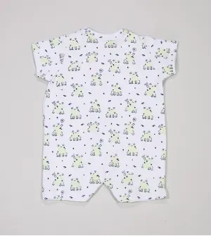 Macaquinho Sapinho Branco - 10993 De 3 a 12 meses