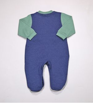 Macacão Brincando na Floresta Verde - 18100 De 0 a 12 meses