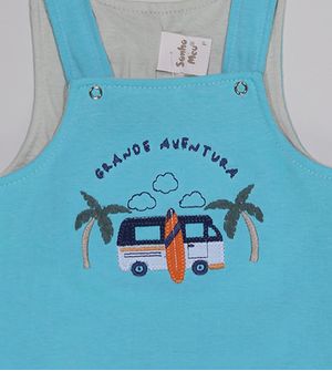 Jardineira Grande Aventura - 18005 De 3 a 12 meses