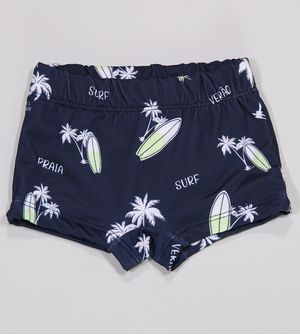 Sungão Surf Marinho De 1 a 8 anos