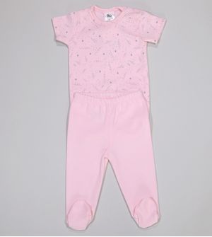 Conjunto Body Estrelas - 10979 De 0 a 12 meses