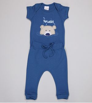 Conjunto Body Splash Azul - 4592 De 0 a 12 meses