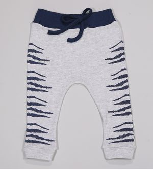 Conjunto Body Hey Friend Cinza - 4574 De 0 a 12 meses