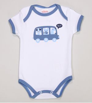 Conjunto Body Com Culote Beep De 0 a 12 meses