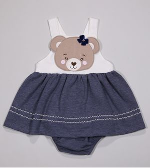 Salopete Ursinha - 6775 De 3 a 12 meses