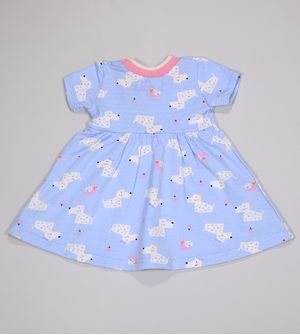 Vestido Festa Blue - 39447 De 6 meses a 3 anos