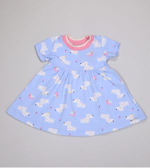 Vestido Festa Blue - 39447 De 6 meses a 3 anos
