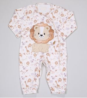 Macacão Zoo Leão - 2120 De 0 a 9 meses