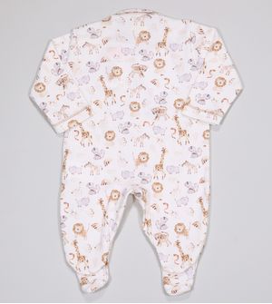 Macacão Zoo Leão - 2120 De 0 a 9 meses