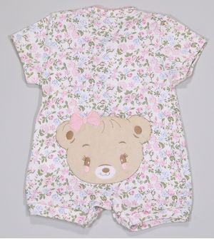 Macaquinho Florido - 2129 De 3 a 12 meses