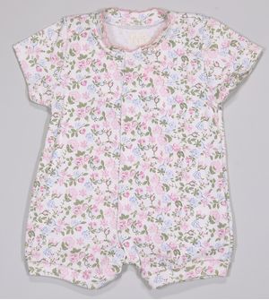 Macaquinho Florido - 2129 De 3 a 12 meses