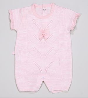 Macaquinho Trico Lacinho - 725402 De 3 a 12 meses