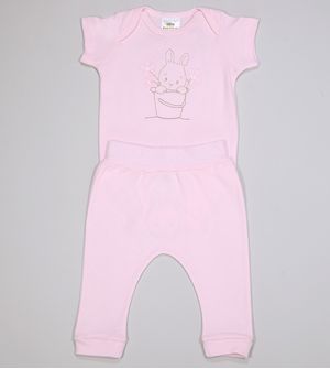 Conjunto Body Coelhinho - 1100 De 0 a 12 meses