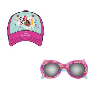 Boné Infantil e Óculos de Sol Princesa - 53943