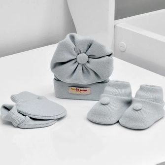 Kit Sapatos Luvas e Touca 1005 - Tam. RN