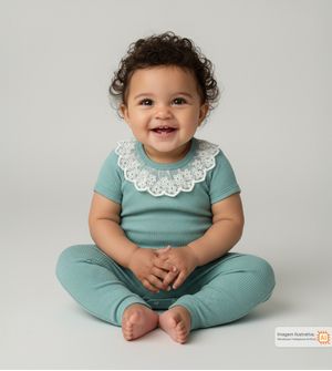 Conjunto Body Pedrinhas e Renda Verde