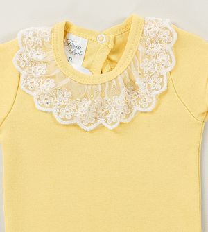 Conjunto Body Pedrinhas e Renda