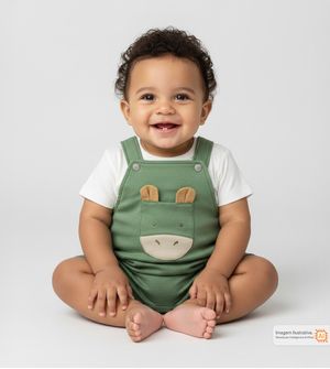 Jardineira/Camiseta Fofinho